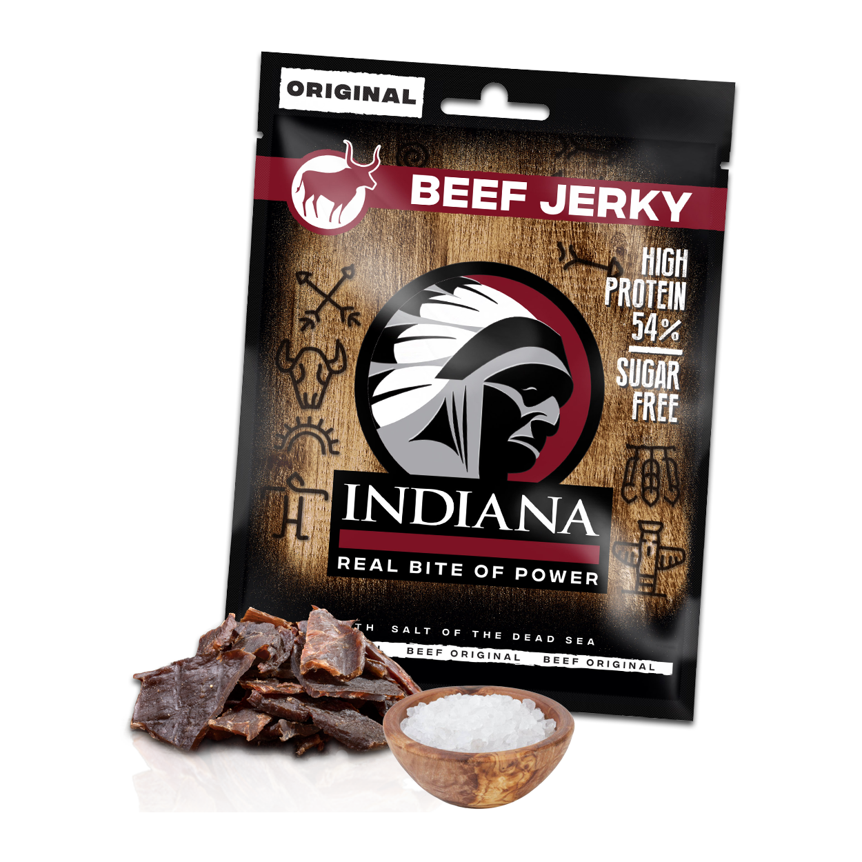 Indiana Jerky Hovězí sušené maso Original