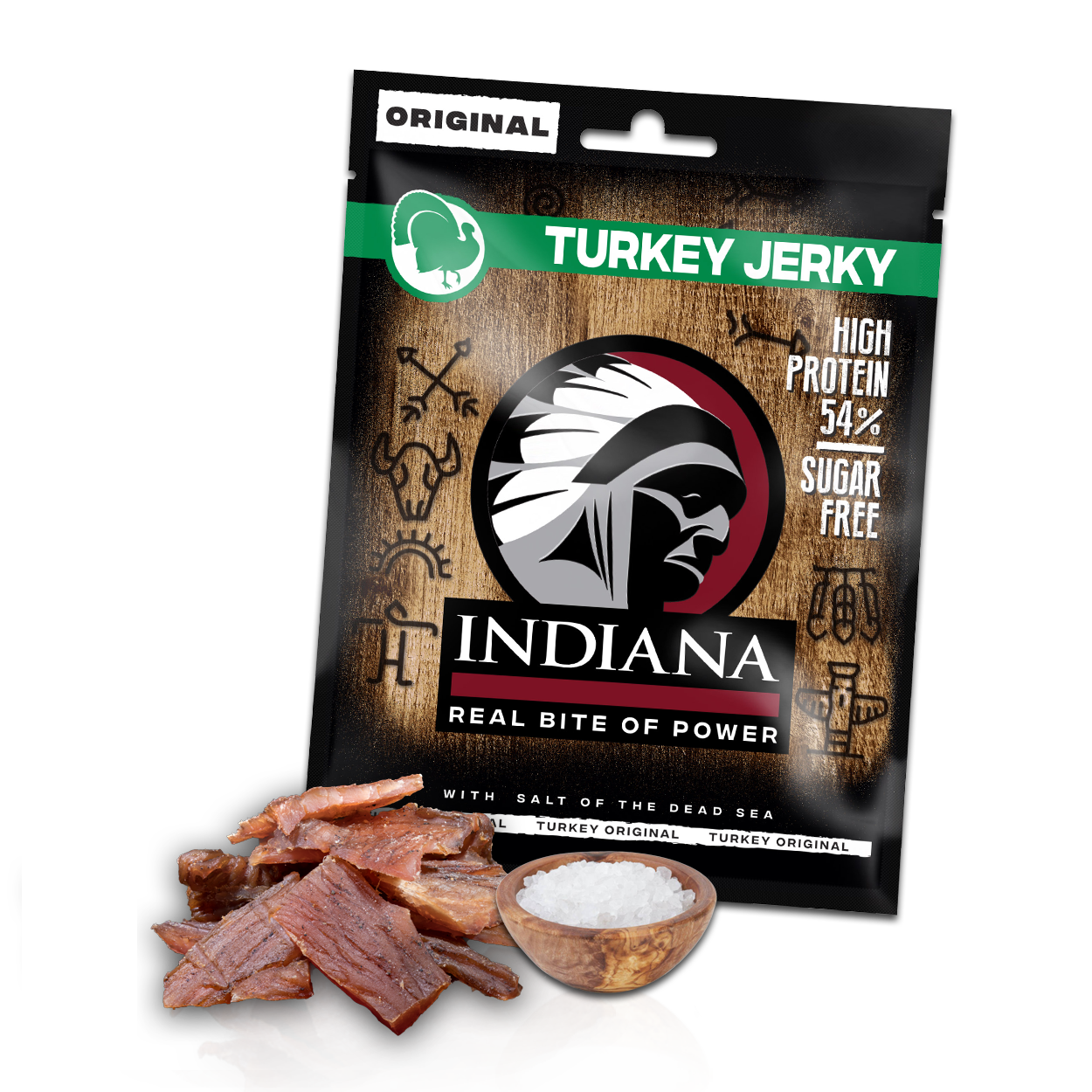 Indiana Jerky krůtí sušené maso