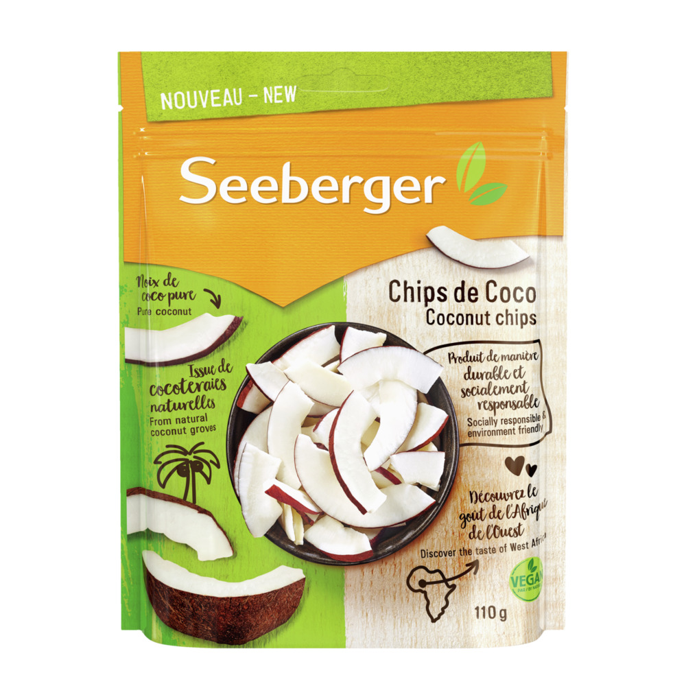 Seeberger Kokosové chipsy 110g - VÝPRODEJ