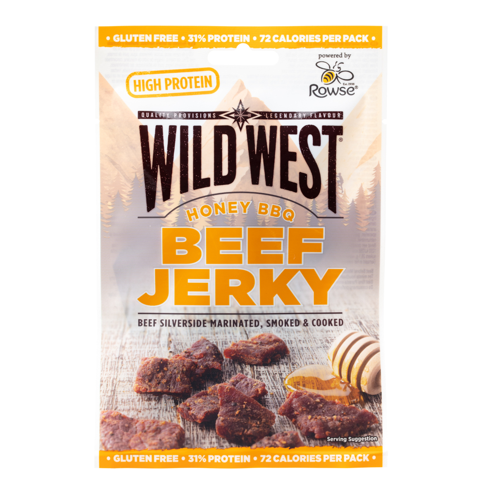 Wild West Jerky Beef Honey BBQ 25g