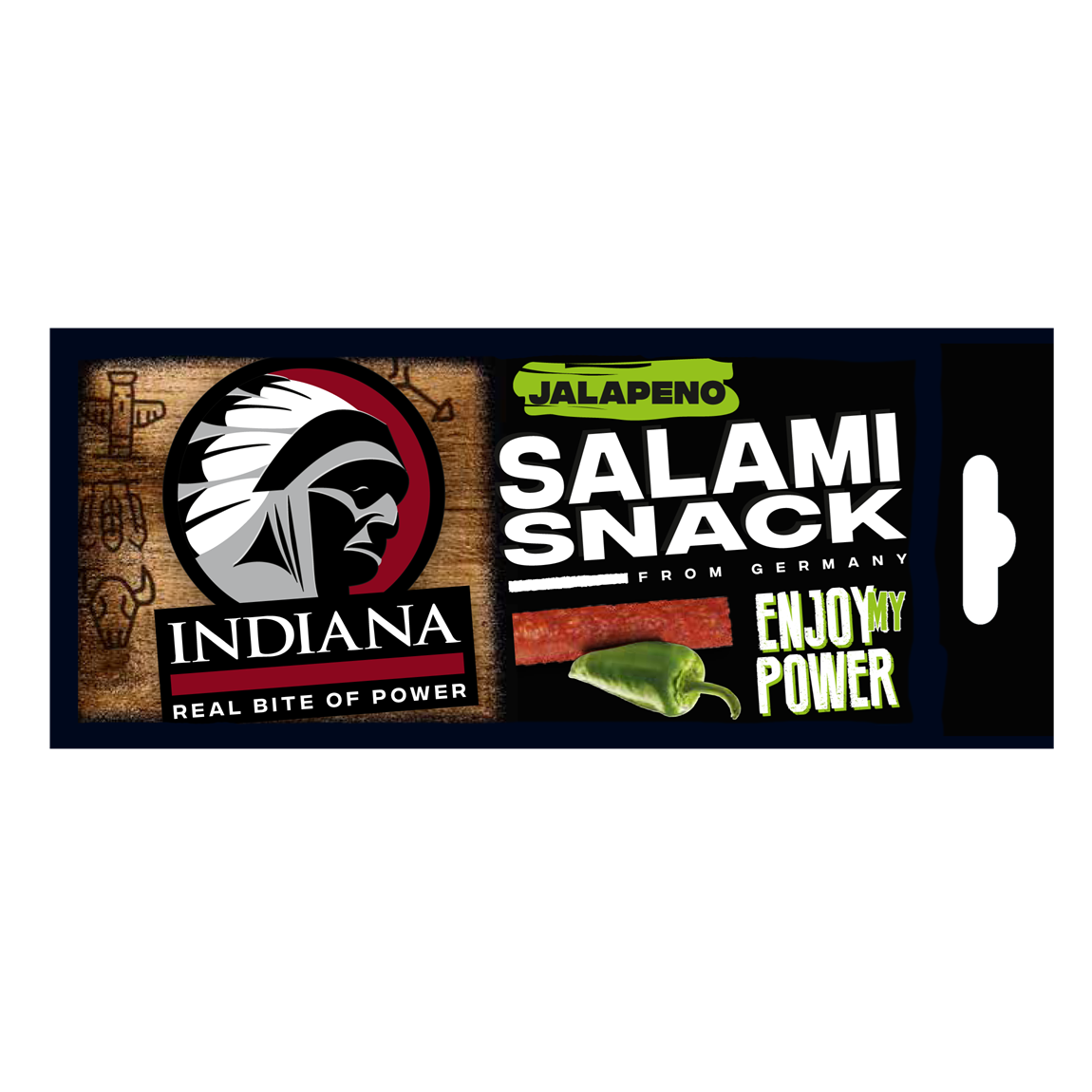 Vepřová sušená tyčinka Salami Snack Jalapeno 18g