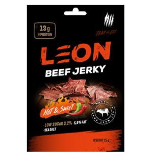 Leon hovězí sušené maso Hot & Sweet 25 g
