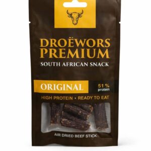 DROËWORS I SUŠENÉ HOVĚZÍ KLOBÁSKY I NATURAL | 40g