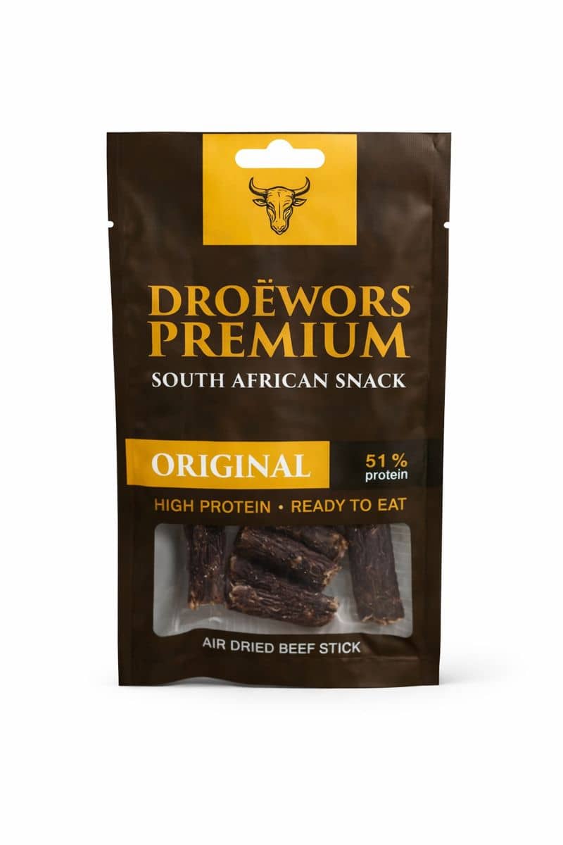 DROËWORS I SUŠENÉ HOVĚZÍ KLOBÁSKY I NATURAL | 40g